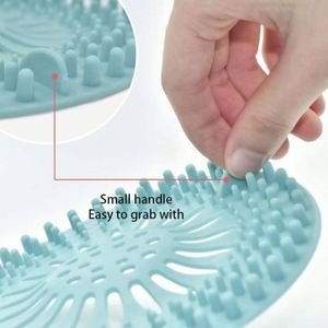 Couvercle d'évier en silicone Filtre à cheveux en silicone durable Bouchon de douche en silicone Filtre de salle de bain - Product Image 2