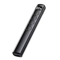 장거리 적색광 프레젠테이션 클리커 2 in 1 USB 타입 C 레이저 포인터 (LED 스크린 회의 프레젠테이션용)
