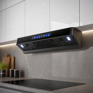 <span class=keywords><strong>Hotte</strong></span> de <span class=keywords><strong>cuisine</strong></span> à prix abordable avec conversion de fréquence intelligente, extracteur anti-graisse et fonctions de nettoyage pour hôtels - Product Image 2