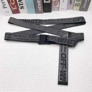 <span class=keywords><strong>Ceinture</strong></span> tactique en tissu de 3,5 cm de largeur, logo personnalisé, <span class=keywords><strong>ceinture</strong></span> industrielle classique blanche avec 60% de polyamide et 40% de polyester - Product Image 3