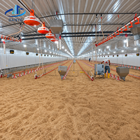 Bâtiment d'élevage avicole préfabriqué en structure métallique pour projets avicoles commerciaux
