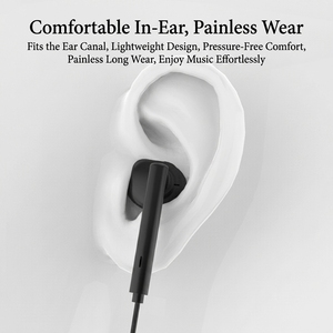 Auricolari Cablati Classici TKT Semi In-Ear, Tipo-C, Finitura Opaca Elegante, con Microfono, Produzione Diretta OEM, Auricolari USB C - Product Image 2