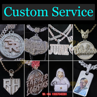 Jésus Cubain Collier En Argent Sterling 925 Glacé Moissanite Diamant Tennis Chaîne Hommes Jésus Tête Charme Pendentifs