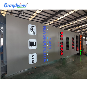 Iluminación Led personalizada para Estación de Servicio al aire libre, señal de poste con logotipo 3d, grande, venta al por mayor - Product Image 4