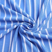 Tissu tricoté double face teint sur mesure 62% polyester 32% rayonne 6% élasthanne 240 g/m² 160 cm de large pour vêtements de mode