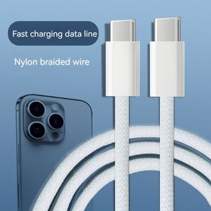 PD 60W 3A <b>Fast</b> <b>Charging</b> USB <b>Type</b>-<b>C</b> to <b>C</b> High Speed Data Transfer Nylon <b>Cable</b> for iPhone 15 16 Series Mobile Phone - Product Image 6