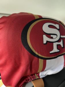 <span class=keywords><strong>San</strong></span> <span class=keywords><strong>Francisco</strong></span> 49ers 2025 diskon besar sarung bantal mobil kustom kualitas tinggi perkumpulan Wanita sarung bantal mobil penutup sandaran kepala kursi mobil - Product Image 5