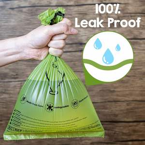 Custom 100% Biodegradable <b>Compostable</b> Thick and Strong Leak-proof Pet Dog Poop <b>Bag</b> - Product Image 5