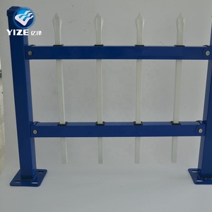 Thiết kế cho ống thép tấm hàng rào kim loại cong picket hàng rào palisade Châu Âu nhôm rào lại hàng rào rèn sắt - Product Image 2