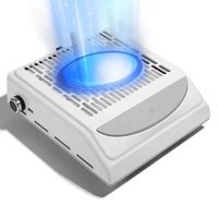 Puissant aspirateur de poussière d'ongle 180W collecteur de poussière d'ongle professionnel avec filtre réutilisable réduire 98% outil de Salon d'art d'ongle de poussière