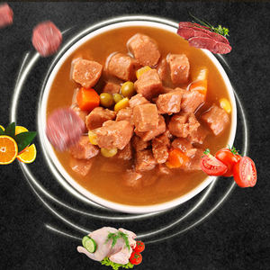 מכירת הטוב ביותר של אוהם ריח חיות מחמד יצרנית מזון בשר בקר עוף טרי עם בשר עוף טרי עם מזון משומר - Product Image 4