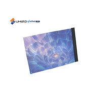 UHLED şeffaf Led Film şeffaf cam LED ekran LED kristal ince Film ekran şeffaf Film ekran cam