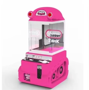 Machine à griffes mini pour enfants, à monnayeur, pour mini peluches, modèle Tank, super mignonne, pour centre de jeux, vente directe - Product Image 3