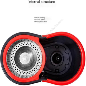 En gros : Ensemble de nettoyage pour salle de bain avec balai magique rotatif à 360° et seau, et balai de plafond en plastique - Product Image 5