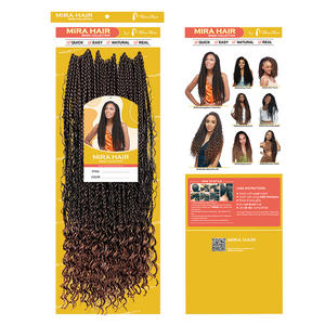 Offerta Speciale: Extension per <span class=keywords><strong>Capelli</strong></span> Sintetici Stile Boho Box Braids 20 Pollici 3X, Stile Dea Bohémien per Donne (Confezione Inclusa) - Product Image 1