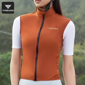 TOSUOD軽量ロードバイクノースリーブコートメンズおよびレディース防風サイクリングジャージー春夏用 - Product Image 6