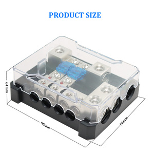 Portafusibles ANL Mini <span class=keywords><strong>de</strong></span> 60A para Reequipamiento <span class=keywords><strong>de</strong></span> Audio <span class=keywords><strong>de</strong></span> Automóvil, Bloques <span class=keywords><strong>de</strong></span> <span class=keywords><strong>Fusibles</strong></span> para Audio <span class=keywords><strong>de</strong></span> Automóvil para Campers y Automóviles - Product Image 2