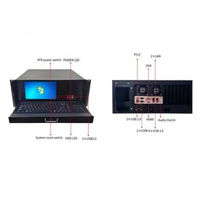 Unité de contrôle industrielle Advantech 4U, compatible chipset B85, ports multi-POE, 10 ports COM, I3/I5/I7 pour l'automatisation d'assemblage et les terminaux - Product Image 2