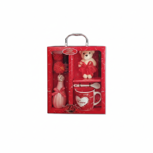 Set de Regalo de San Valentín, 24 Piezas, Taza de Cerámica con Florero y Oso para Alguien Especial - Product Image 4