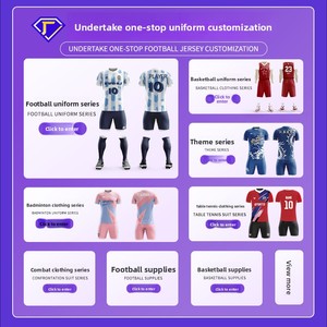 Traje de Entrenamiento de Fútbol con Logotipo Impreso, Uniforme de Competición para Equipos, Transpirable, de Secado Rápido, de Poliéster, para Todas las Temporadas - Product Image 2