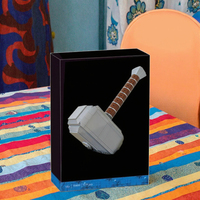 Modelo 2013, Arma del Trueno 70800, Martillo Mjolnir, Bloques de Construcción de Juguete Educativos de ABS para Niños y Adolescentes, 979 Piezas+/Juego