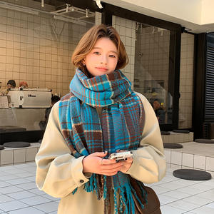 Écharpe châle en fausse fourrure de style japonais <span class=keywords><strong>Vitto</strong></span>, même dimension que TikTok, fraîche, rétro, chaude, pour couple, assortie à tout - Product Image 4