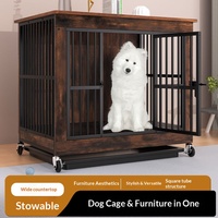 Jaula para Perros de Madera Resistente y Desmontable, con Inodoro, Tamaño Mediano DX258, Venta al por Mayor de Fábrica, Exportación Transfronteriza, China