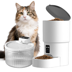 Intelligent Modern Durable Pet Automatic Feeder 4-Liter Capacity Supports <b>Remote</b> <b>Control</b> Via Mobile Phone with Video Interaction - Product Image 1