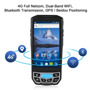 Pabrik dapat menyesuaikan UHF dan LF terminal genggam industri dengan Android diperkuat PDA