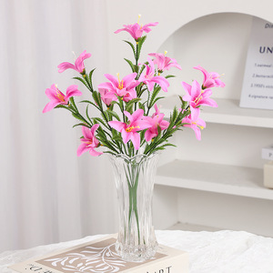 ช่อดอกฟรีเซียประดิษฐ์ สีแดง ขาว ชมพู สำหรับตกแต่งบ้านและสำนักงาน - Product Image 3