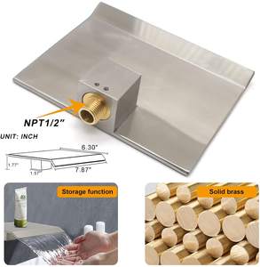 Système <span class=keywords><strong>de</strong></span> <span class=keywords><strong>douche</strong></span> moderne en nickel brossé 3 fonctions avec inverseur, ensemble <span class=keywords><strong>de</strong></span> robinetterie <span class=keywords><strong>de</strong></span> <span class=keywords><strong>douche</strong></span> à main, accessoires <span class=keywords><strong>de</strong></span> salle <span class=keywords><strong>de</strong></span> bain - Product Image 6