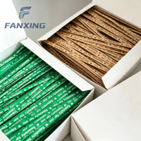Duurzame, levendige eco-vriendelijke papieren kabelbinders van tin-tie papier, kraftpapier twist-ties voor broodzakken, verzegeling & verpakkingen voor feestdagen.