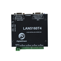 Placa controladora Ethernet CNC de 4 ejes LAN5160T4 con controladores de motor paso a paso integrados Controlador Ethernet MACH3 CNC todo en uno