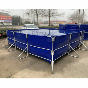 Bacs <span class=keywords><strong>à</strong></span> Poissons Extérieurs en Bâche PVC pour l'Élevage Piscicole <span class=keywords><strong>à</strong></span> <span class=keywords><strong>Vendre</strong></span> - Product Image 5