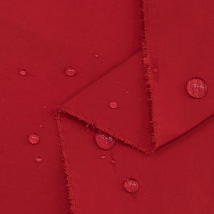 <span class=keywords><strong>Amazon</strong></span> fournisseur qualité en stock couleur bordeaux super poly sergé coton imperméable taslan veste homme tissu en ligne - Product Image 1