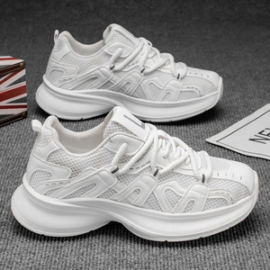 Zapatos de Hombre Populares entre las Celebridades de Internet, Nueva Colección Primavera 2026, Malla Transpirable, Casuales, con Suela Gruesa, Aumentan la Estatura, Cuero Artificial - Product Image 5