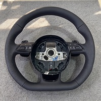 Volant en cuir le plus vendu pour Audi TT A3 A4 B8 A5 A6 C6 C7 A7 R8 RS RS3 RS4 RS5 S5 B9 RS6 RS7 Q3 Q5 Q7 - Pièces automobiles