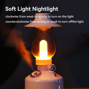 Humidificador Portátil USB de Dos Velocidades con Rociador, Lámpara de Camping Vintage Suspendida, Humidificador de Mano al por Mayor - Product Image 6