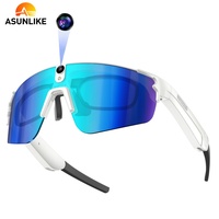 Lunettes intelligentes avec caméra HD 4K anti-vibration et haut-parleurs stéréo 3D, lunettes de soleil polarisées UV400 pour le sport
