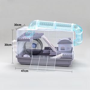 Hamsterkooi Basiskooi Grote Kooi Volledige Set Hamsterkooi Levert Gouden Beer Nest Villa Enkele En Dubbele Laag Pakket - Product Image 2