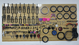 Old Fashion 9/16 'Pédales de vélo 26/28 ''Vintage Retro Bikes Côtés réfléchissants Roulement en acier Pédale plate Bloc en caoutchouc Style rétro - Product Image 4