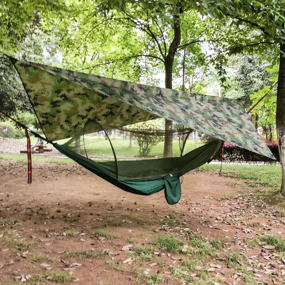 야외 캠핑 해먹 스윙 침대 나일론 패브릭 기술 좋은 가격 해먹 모기장으로 매달려