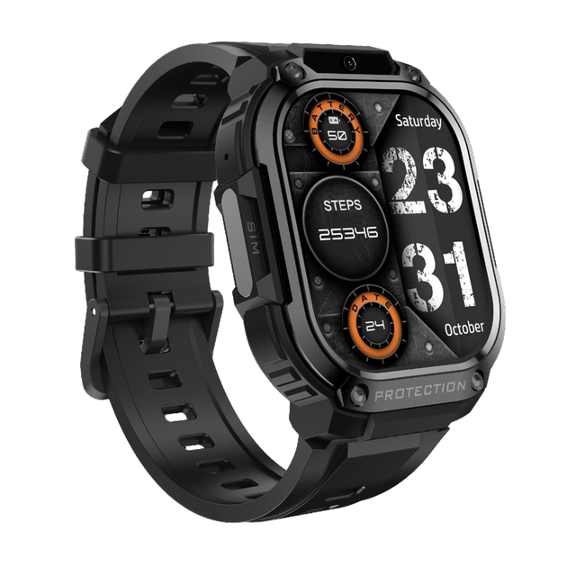 Factory Wholesale 2024 Smartwatch with AMOLED Display 5G SDK Android Programmable 4G GPS WIFI BT Rugged with Mic Speaker Motor