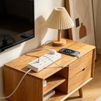Multiprise UK 13A avec 4 prises CA, interrupteurs indépendants, 2 ports USB-A + 2 ports Type-C à charge rapide, certifiée CE RoHS