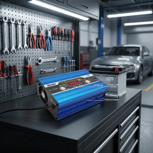 <span class=keywords><strong>Chargeur</strong></span> de batterie de voiture YongFa électrique automatique 12V 20A QC2.0 à charge rapide AC/DC en alliage d'aluminium pour batteries au plomb 280W EU/US - Product Image 1