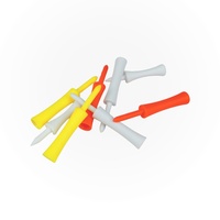 Vente chaude Multi-Couleur En Plastique Étape Limite Château Golf Tees Contrôle De La Hauteur Accessoires De Golf