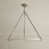 Lustre circulaire LED en albâtre, style nordique moderne minimaliste, pour salon, salle à manger, hall d'entrée, décoration intérieure