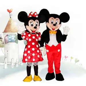 Dành cho người lớn kích thước dễ thương Mickey Minnie phim hoạt hình vai trò chơi chuột linh vật quần áo để bán