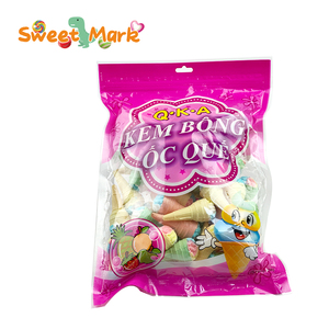 <span class=keywords><strong>Mini</strong></span> Ice Cream Cone đa màu sắc trái cây Marshmallow với mứt trái cây nhai hộp mềm bao bì bán buôn kẹo - Product Image 2