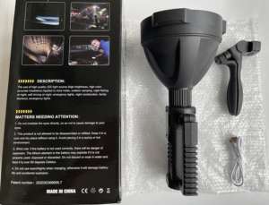 Lampe torche LED P50 super lumineuse portative rechargeable par USB, longue portée, pour le camping, la chasse, la <span class=keywords><strong>patrouille</strong></span>, la sécurité, l'utilisation domestique - Product Image 2